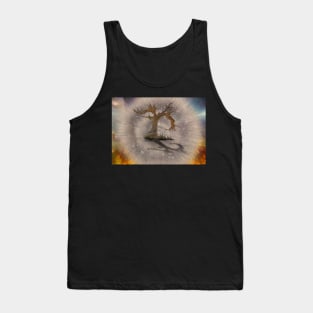 Old Tree in Space Tank Top